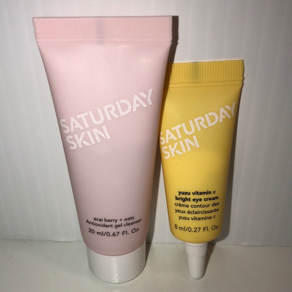 Saturday Skin Cleanser and Eye Cream Set NEW
